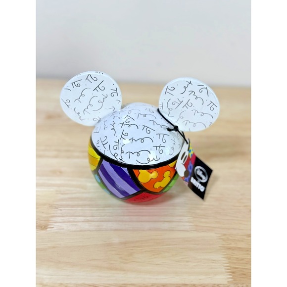 Disney Other - Romero Britto Mickey Mouse Money Piggy Bank Disney 2011 Pop Art Collectable